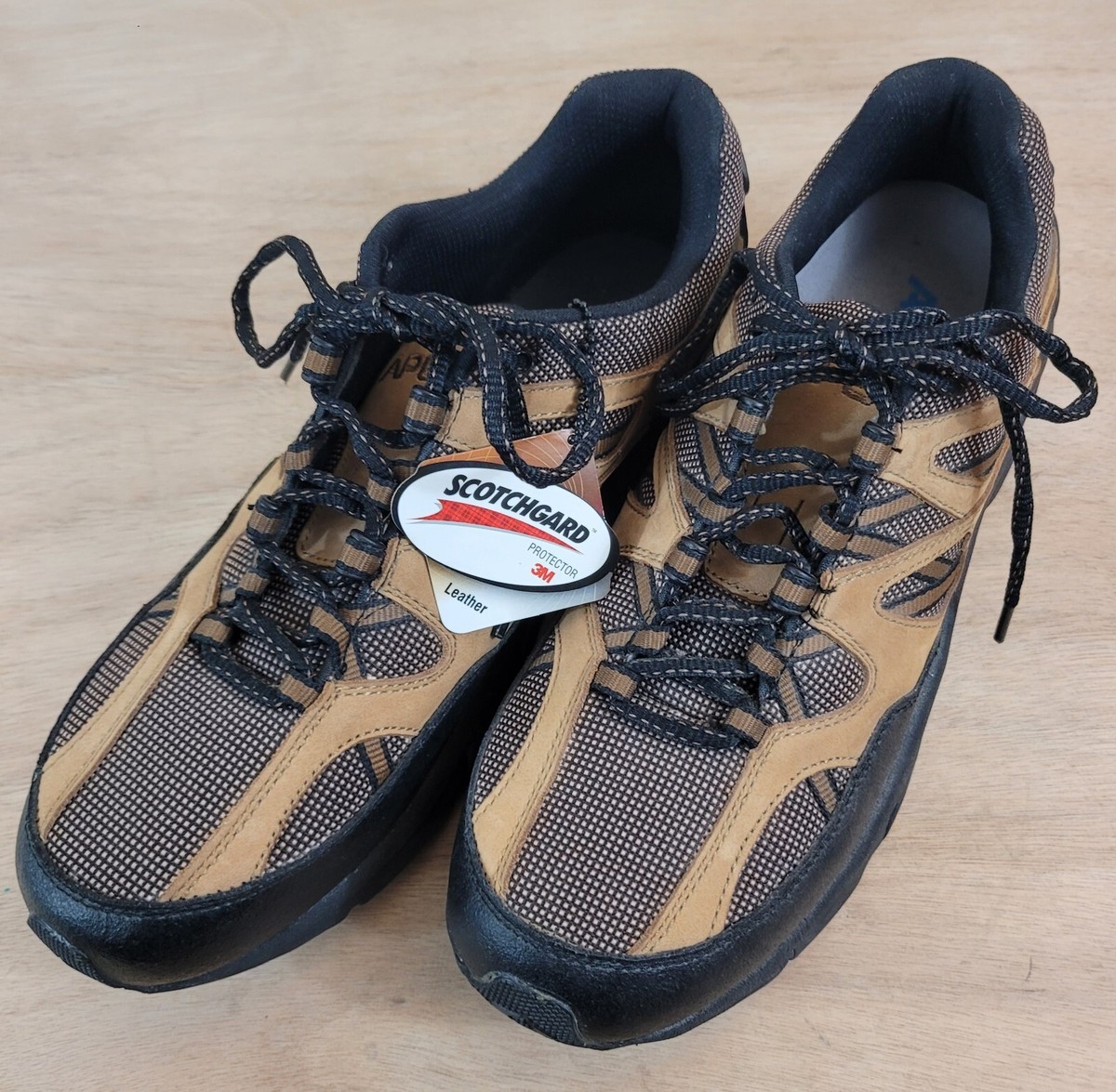 AETREX V751 Mens 8.5 X-Wide Trail Runner Shoes Bro Aetrex Apex V751 Brown Diabetic Hiking Trail Runner Shoes  main image 3