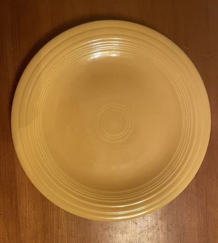 Homer Laughlin Vintage Yellow Fiesta 10 1/2" Dinner Plate
