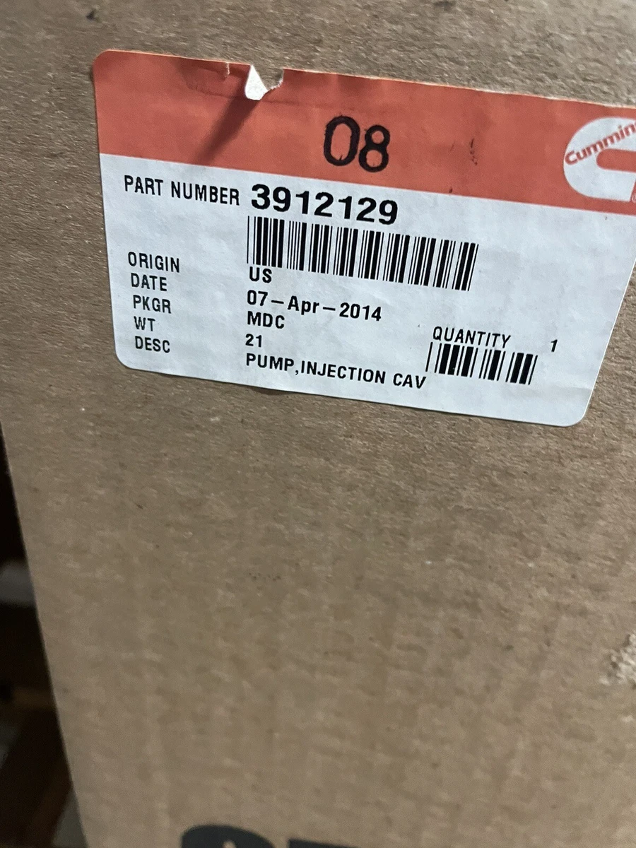 New Cummins Onan PUMP,FUEL INJECTION 3912129 | eBay