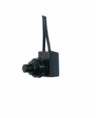 RV Designer S731, Push Button Switch, 10 Amp, On / Off, SPST, 4.5 inch Leads