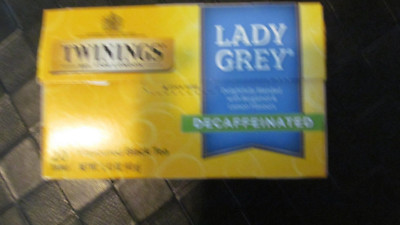 Twinings Lady Grey Decaffeinated Tea - 20 count EXP 6/18/2026 