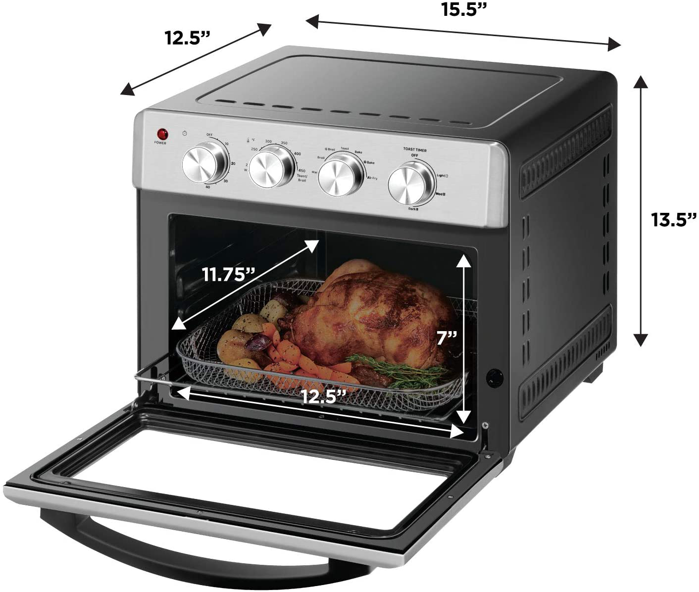 chefman air fryer toaster oven