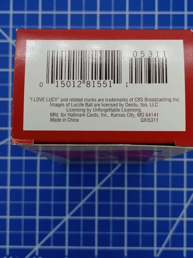 Hallmark Keepsake ornamento I Love Lucy The Ballet hecho a mano 2004 clip on Foto 4 de 4