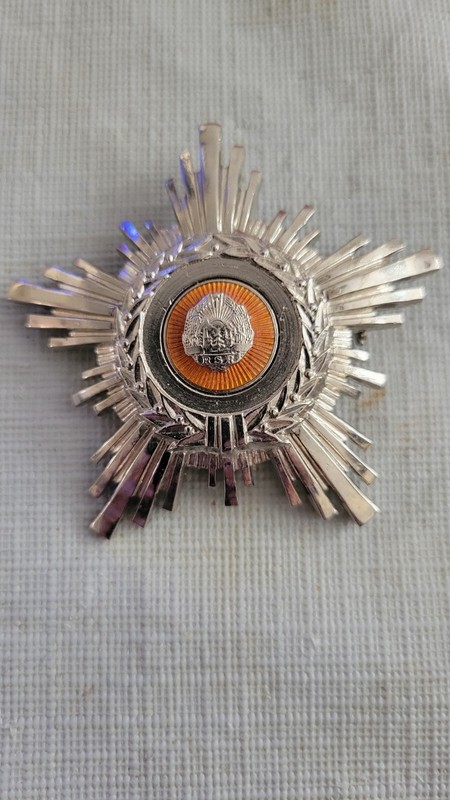 Romania/Romanian RSR Star of Romania, Cl.V-Order/Medal/Decoration- Communist Era