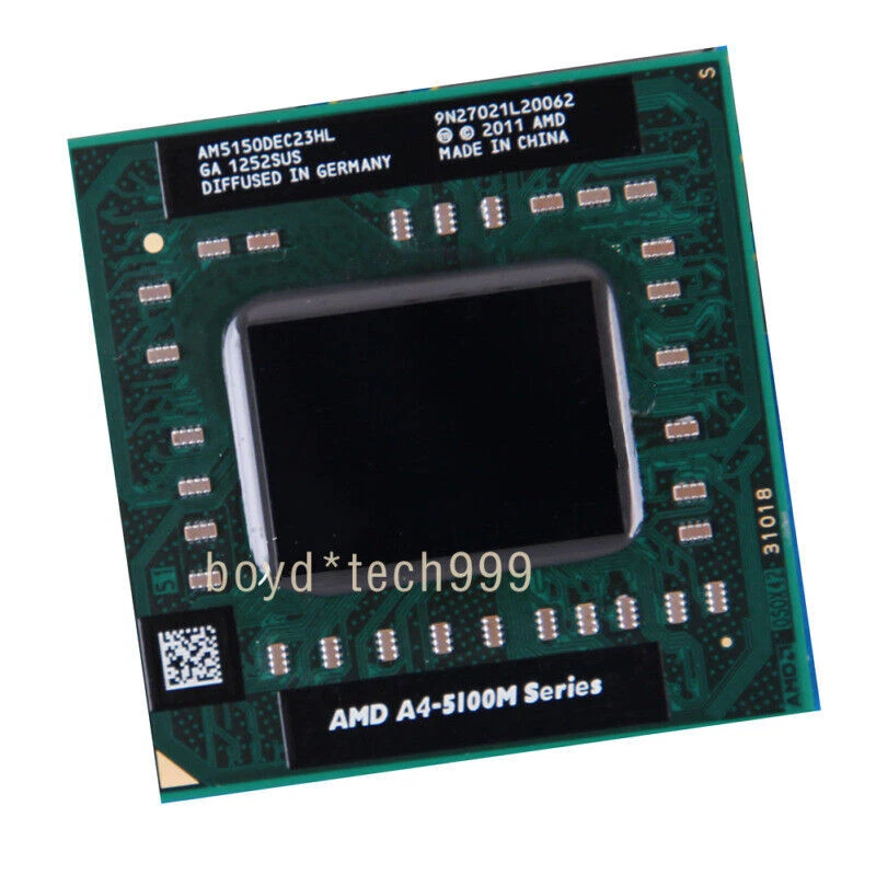 AMD A4-Series A4-5150M AM5150DEC23HL CPU  2.7GHz Dual-Core Socket FS1 Processor - Image 4 of 4