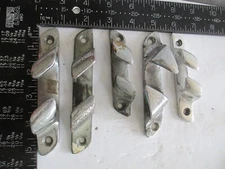 FIVE Vintage Misc. Fairleads Rope Chock Guide Boat Deck   B12