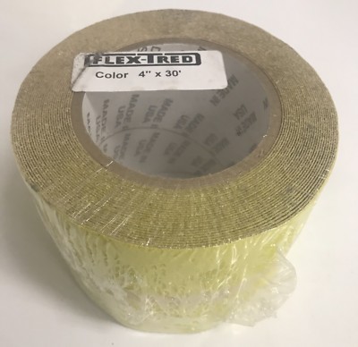 Flex-Tred Anti-Slip Tape Yellow 4'' x 30' new in package