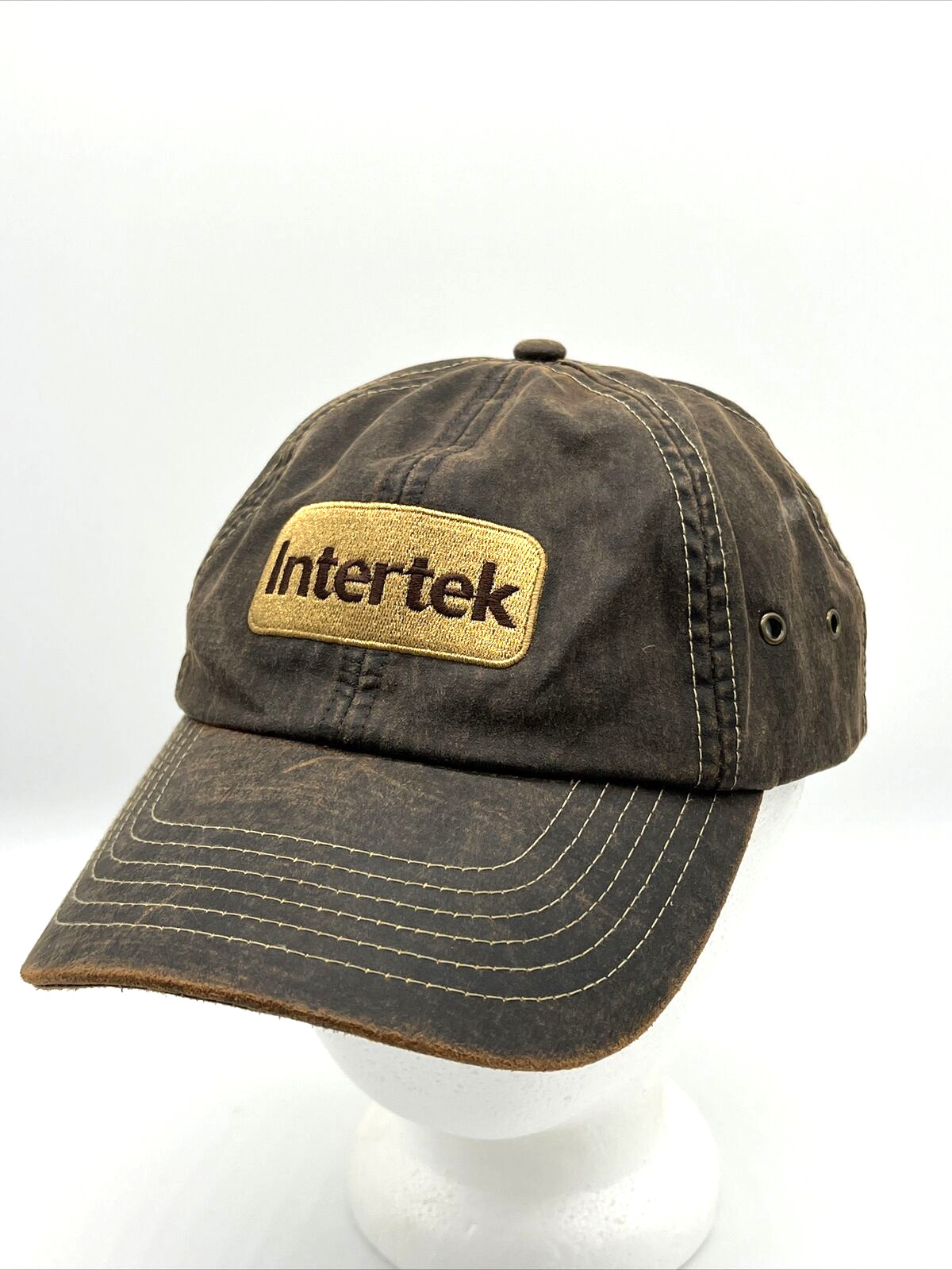 Intertek Ball Cap Hat Adjustable Baseball Brown - image 1