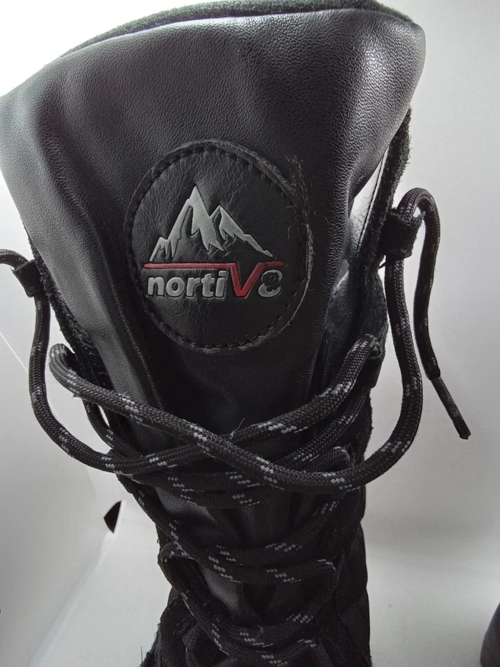 Bota Nortiv8 Thinsulate Damas Talla 9-Acolchada Top-Cordones-Resistente al Agua-11 pulgadas Foto 3 de 4