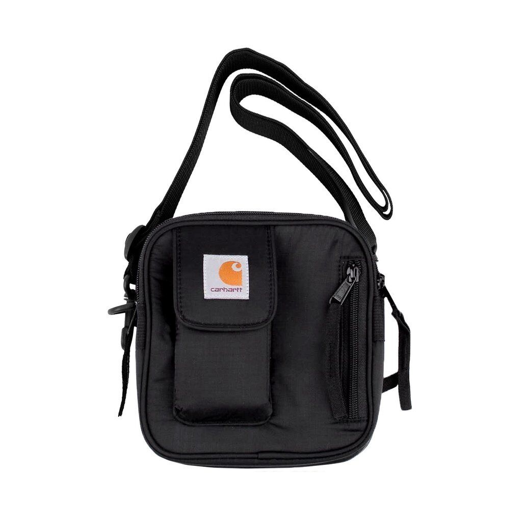 Carhartt сумка через плечо. Сумка Carhartt Essentials Bag Black. Carhartt WIP сумка. Сумка Carhartt WIP Essentials. Сумка Carhartt WIP 'Essentials Bag' Black.