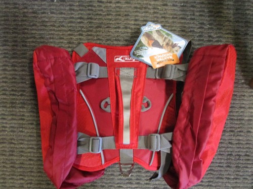 Kurgo Big Baxter Adventure Backpack Barn Red 7.5 L Dogs 50-110 lbs ~ SKU K01586 - Picture 2 of 3