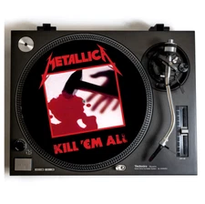 METALLICA Turntable Slipmat for Vinyl Records 12" DJ Slip Mat heavy metal vinyls