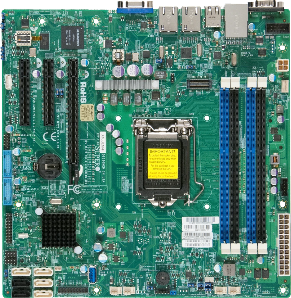 1U Supermicro Server Intel Xeon E3-1270 V3 8GB DDR3 RAM 4x 1GB Ethernet IPMI - Image 3 of 3