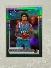 2020-21 Panini Donruss Nick Richards Rated Rookie Green Flood #222 Hornets RC