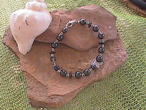 Magnetic Bead Butterfly Bracelet - Picture 2 of 3