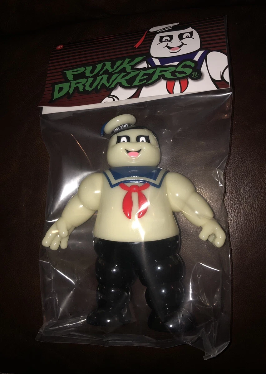 Punk Drunkers Stay Puft 10” Ghostbusters Glow Sofubi Unbox Industries Dcon 2022