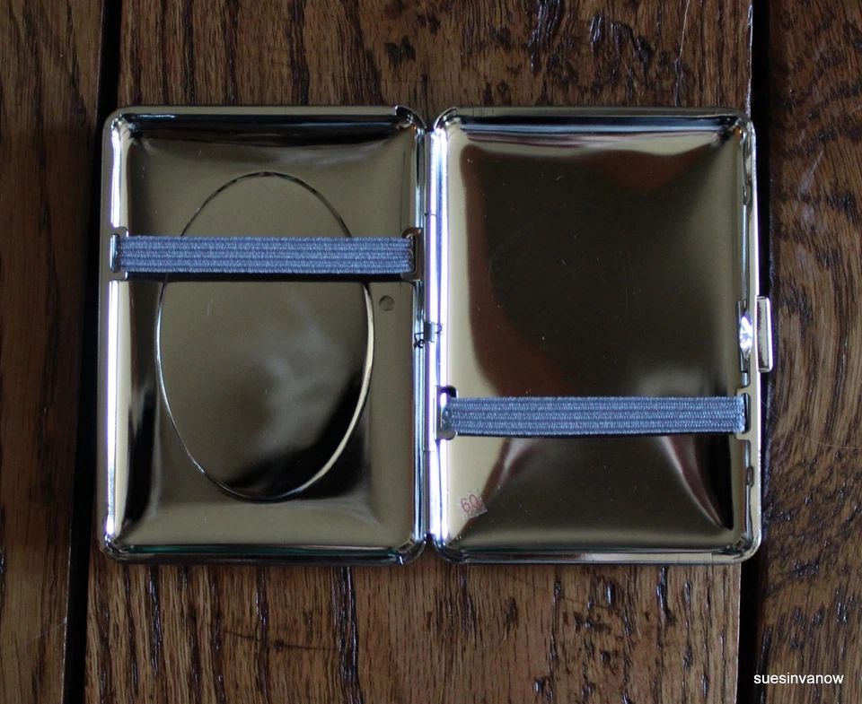 Wallet Atlanta Braves Multi purpose Metal Case Wallet Baseball MLB Licensed - Image 2 of 3