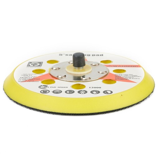 5 8holes Sander Backing Pad Polisher Sponge Sanding Disc-5/16 UNF Male Thread - Picture 10 of 19