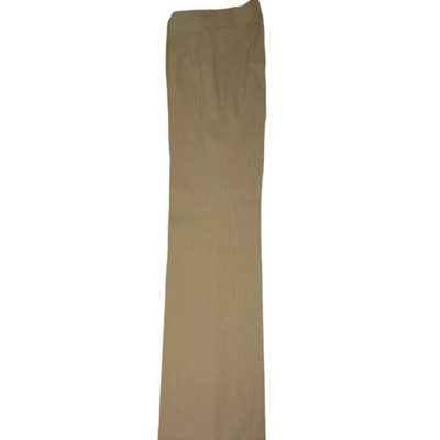 Dolce & Gabbana Hose UK 10 IT 42 beige hellbraun 32x36 hoch gestreift Baumwolle Italy