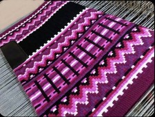 Premium Handmade Western Saddle Pad   New Zealand Wool Performance Pad 32"x32"