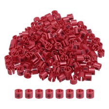 300Pcs Sale Clothes Hanger Marker Fit 3mm Rod for Garment Coding Red