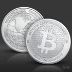 1 oz Bitcoin Silver Round .999 fine Silver Bullion 1 Troy Ounce No Capsule