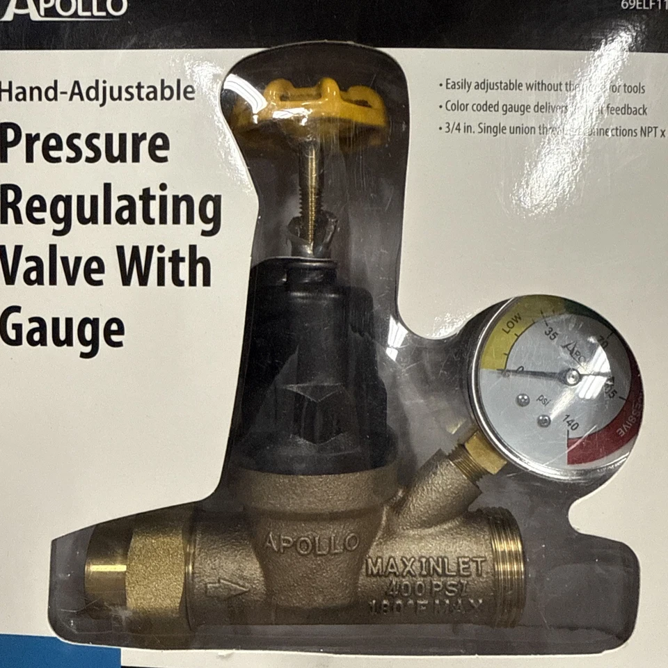 Apollo 69ELF114TWG Pressure Reducing Valve with Gauge - Image 4 of 4