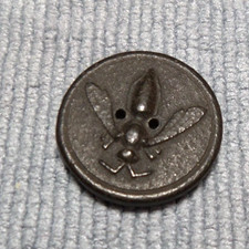 Antique Goodyear Rubber 1851 Picture Button WASP COMPANY