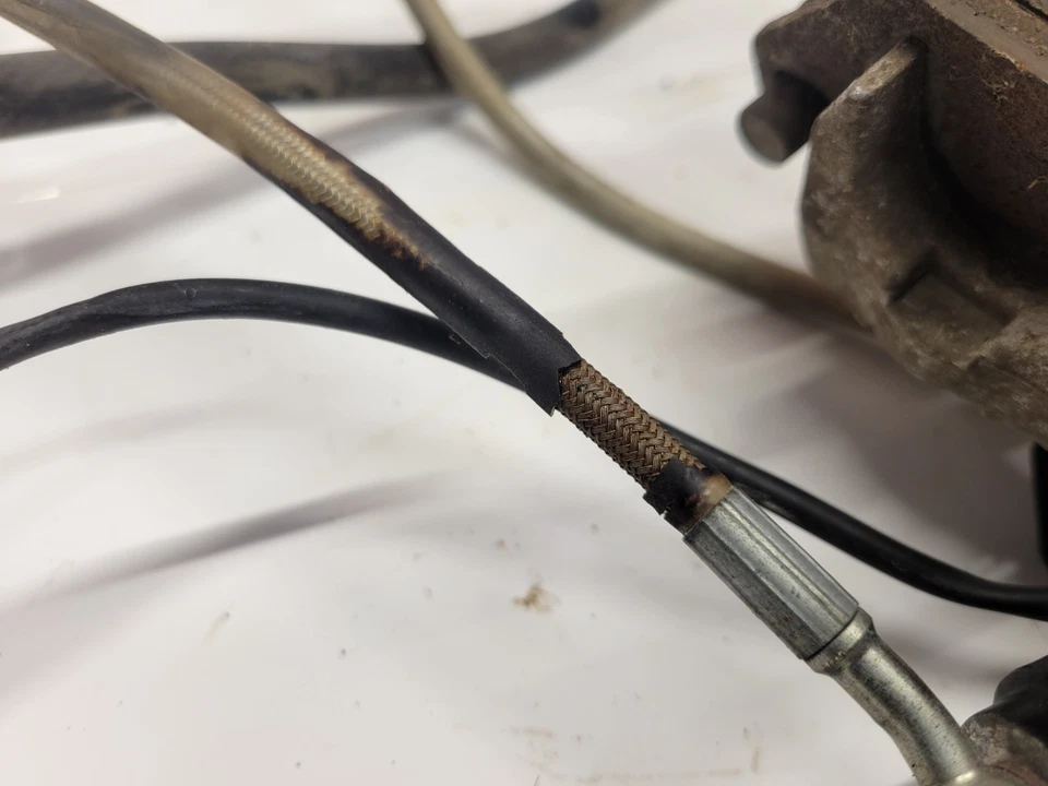 2007 Arctic Cat 400 4x4 Complete Brake Set Caliper Lines Master Cylinder - Image 2 of 4