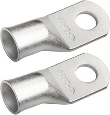 4/0 AWG XL 1/2 Stud Tinned Copper Wire Lugs Ring Terminals Battery Cable Ends