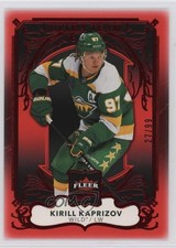 2025-26 Upper Deck Fleer Ultra Ultra Team Red 27/99 Kirill Kaprizov #14of20 2v8