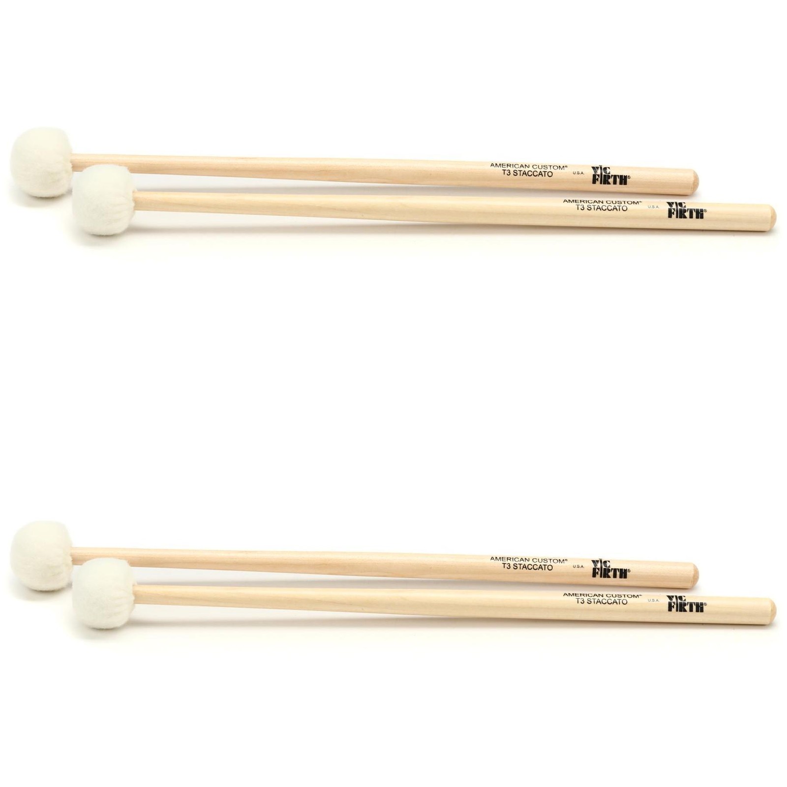 Американские литавры Vic Firth, изготовленные на заказ - Стаккато T3 - 2 пары