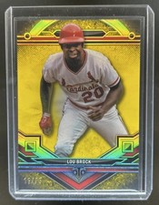 2024 Triple Threads Lou Brock Citrine #/75 Cardinals