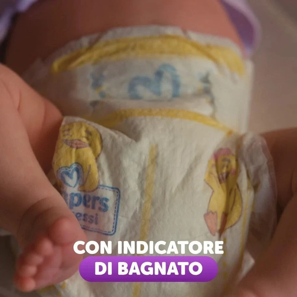 Pampers Progressi Newborn, 168 Diapers, Size 1 (2-5 kg) - Immagine 4 di 4