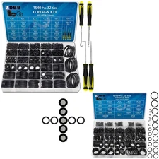 ZDBB 2210 Pcs Rubber O Rings Kit,18 ID Size and 32 OD Size O Rings Assortment...