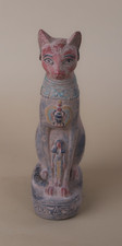 Rare Ancient Egyptian Bastet Statue Pharaonic Antique Unique Antiques BC
