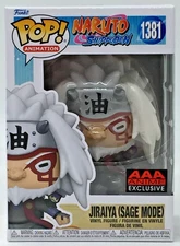 Funko Pop! Naruto Shippuden Jiraiya Sage Mode #1381 AAA Anime Exclusive  W/PP
