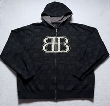 Big Black Boykin BB Hoodie Mens XL Rob & Big Dyrdek Skate Zip Y2K Sweatshirt Big Black Boykin BB Hoodie Mens XL Rob & Big Dyrdek Skate Zip Y2K Sweatshirt