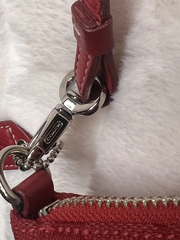 Vintage Y2K COACH Red Demi Shoulder Bag - Image 3 of 4