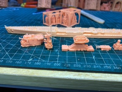 NEW 3D Printed Model Kit 1/700 German Nuremberg Light Cruiser Unpainted