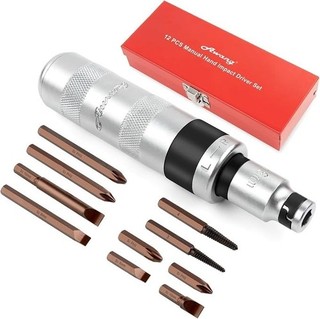 Awang Impact Screwdriver Adapter & Bit Set of 12 4908/2/3C