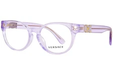 Versace VK3323U 5372 Eyeglasses Youth Kids Girl's Transparent Pink Full Rim 45mm