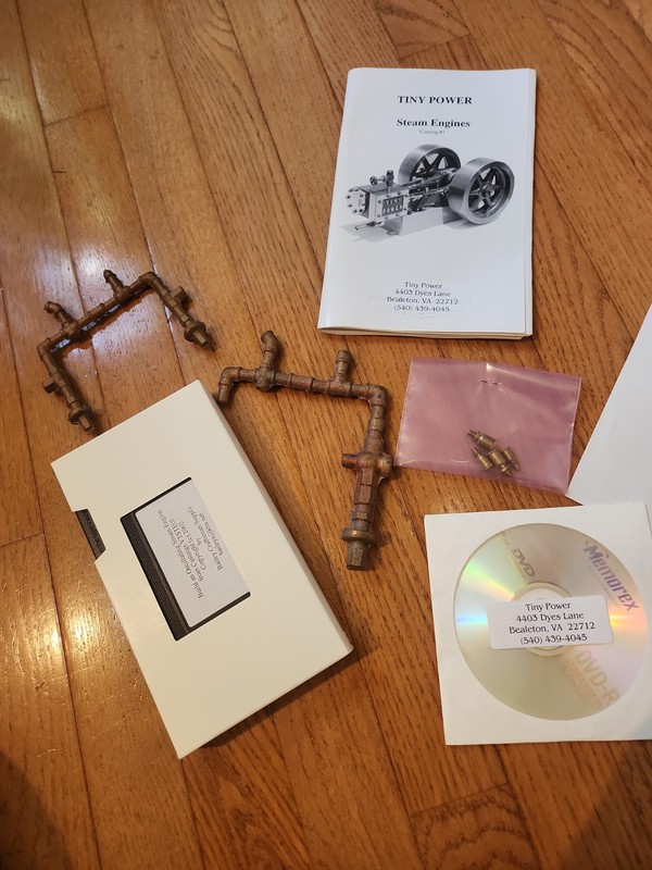 Tiny Power Product Catalog DVD 1/4 & 5/6 Oil Cups 3/16 & 1/4 Pipe Trees
