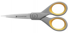 5 Inch Titanium Scissors For Crafting Lightweight Durable Sharp Paper Fabric ...