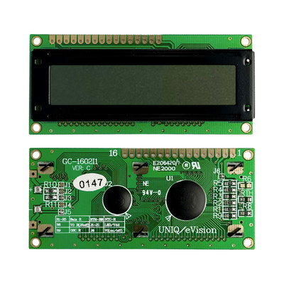 UNIQ eVision GC-1602I1 16x2 HD44780 LCD Display Module Green for Arduino