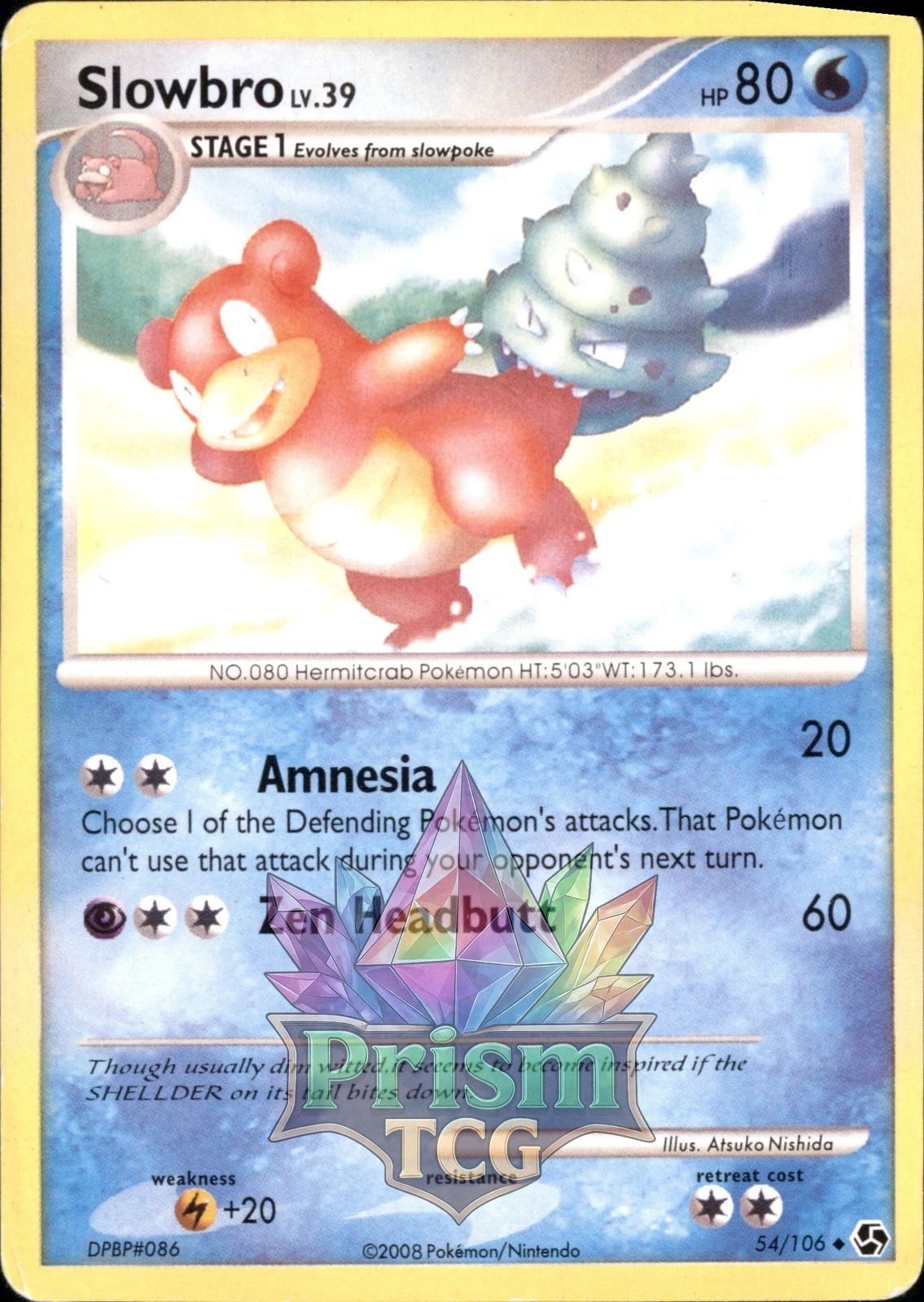 Slowbro 54/106 Uncommon Great Encounters Pokemon