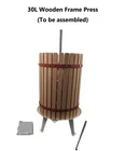 30L Wooden Frame Fruit Press for Wine/Cider/Olive oil making(To be assembled)