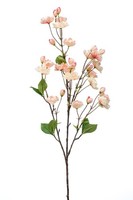 Artplants Dekozweig Zierkirsche Akemi Mit BlüTen, Lachs, 90Cm
