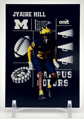 Jyaire Hill 2025 Onit University of Michigan Wolverines Campus Colors Blue CC-5