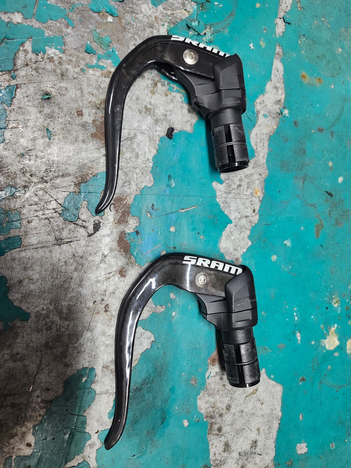 comandi freno bici cronometro rim - sram - usati